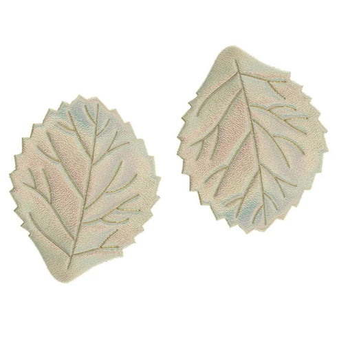 4.5cm x 3.5cm Leaf with Cut Out (available in 4 colours)